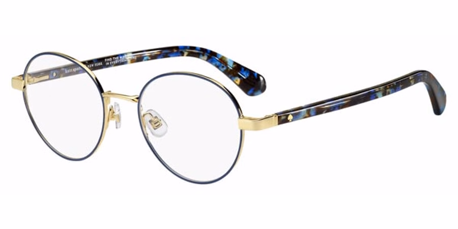 Kate Spade Marciann 0LKS Eyeglasses Gold Blue 49mm Women
