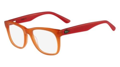 Lacoste L3614 800 Eyeglasses Orange Red 45mm Kids