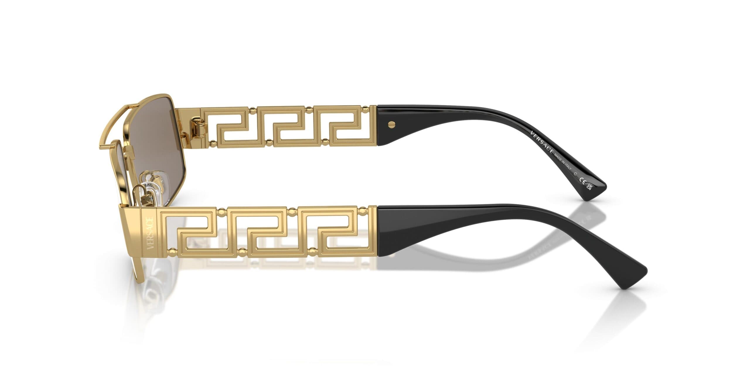 Versace 0VE2257 10025A Sunglasses Gold 60mm Men 3