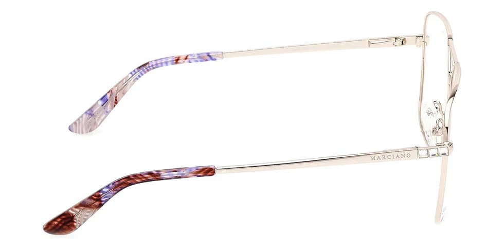 Marciano GM50029 032 Eyeglasses Pale Gold 58mm Women 5