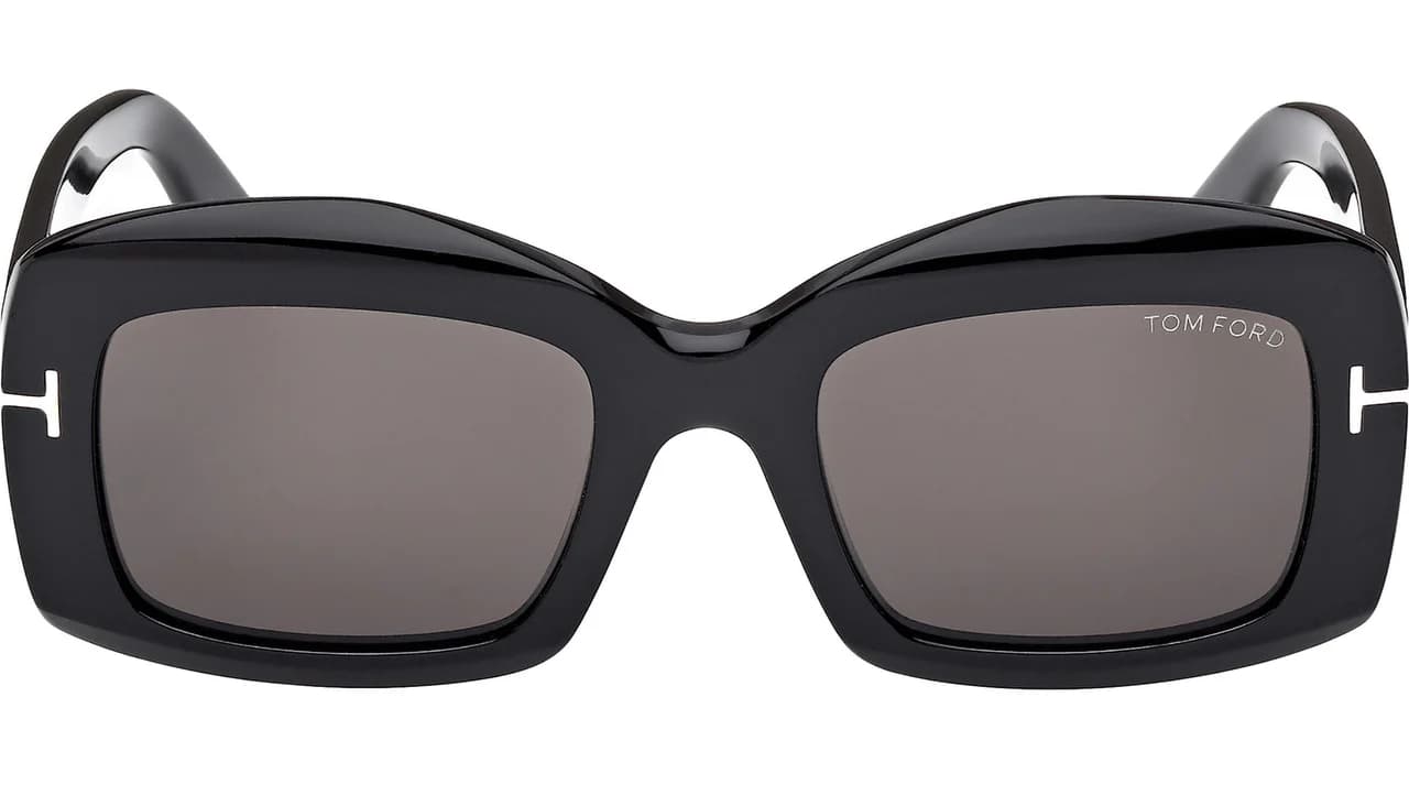 Tom Ford FT1218 01A Sunglasses Shiny Black 53mm Women 2