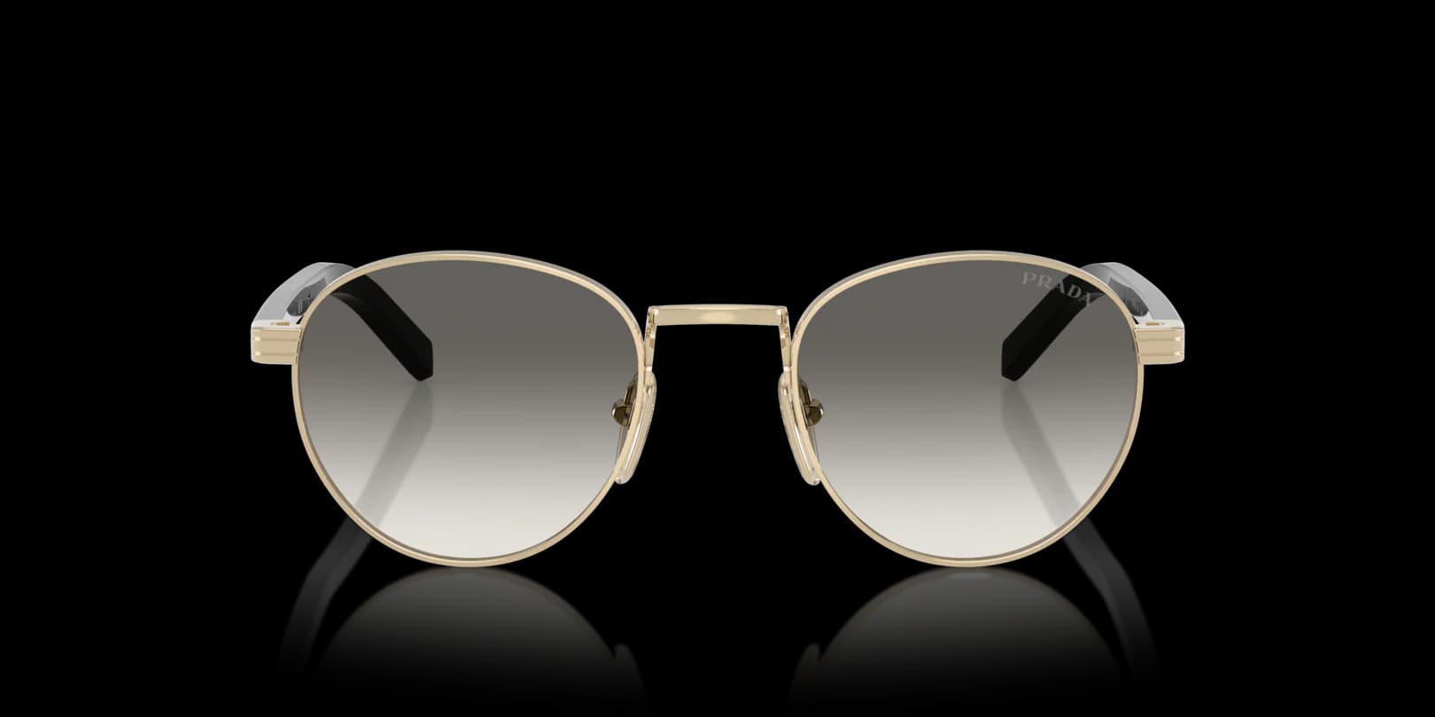 Prada 0PR B52S ZVN02C Sunglasses Pale Gold 49mm Unisex 2