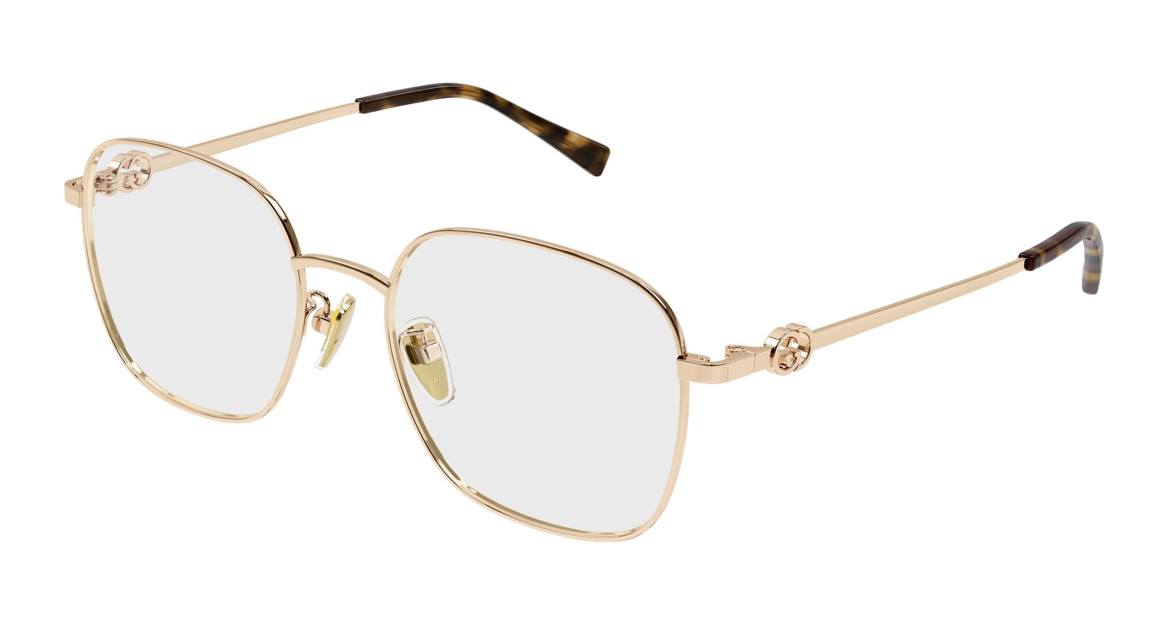 Gucci GG2006OA 003 Eyeglasses Rose Gold 53mm Women