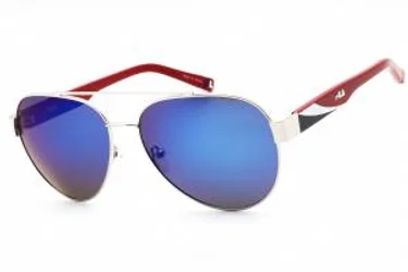 Fila SFI181 0SIL Sunglasses Silver 61mm