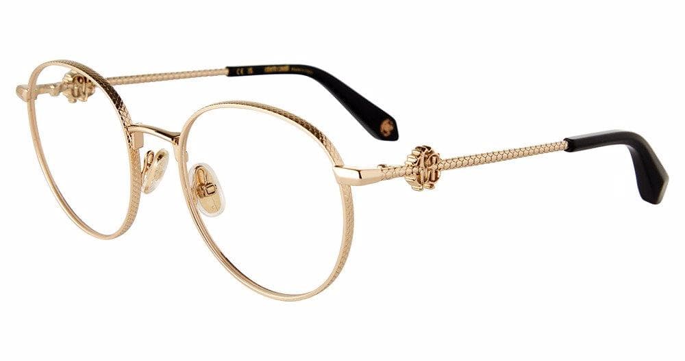 Roberto Cavalli VRC047 0300 Eyeglasses Shiny Rose Gold 52mm Women
