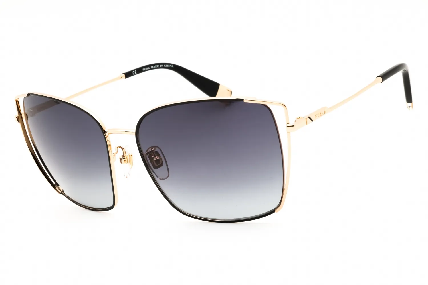 Furla SFU600 0301 Sunglasses Black 59mm Women