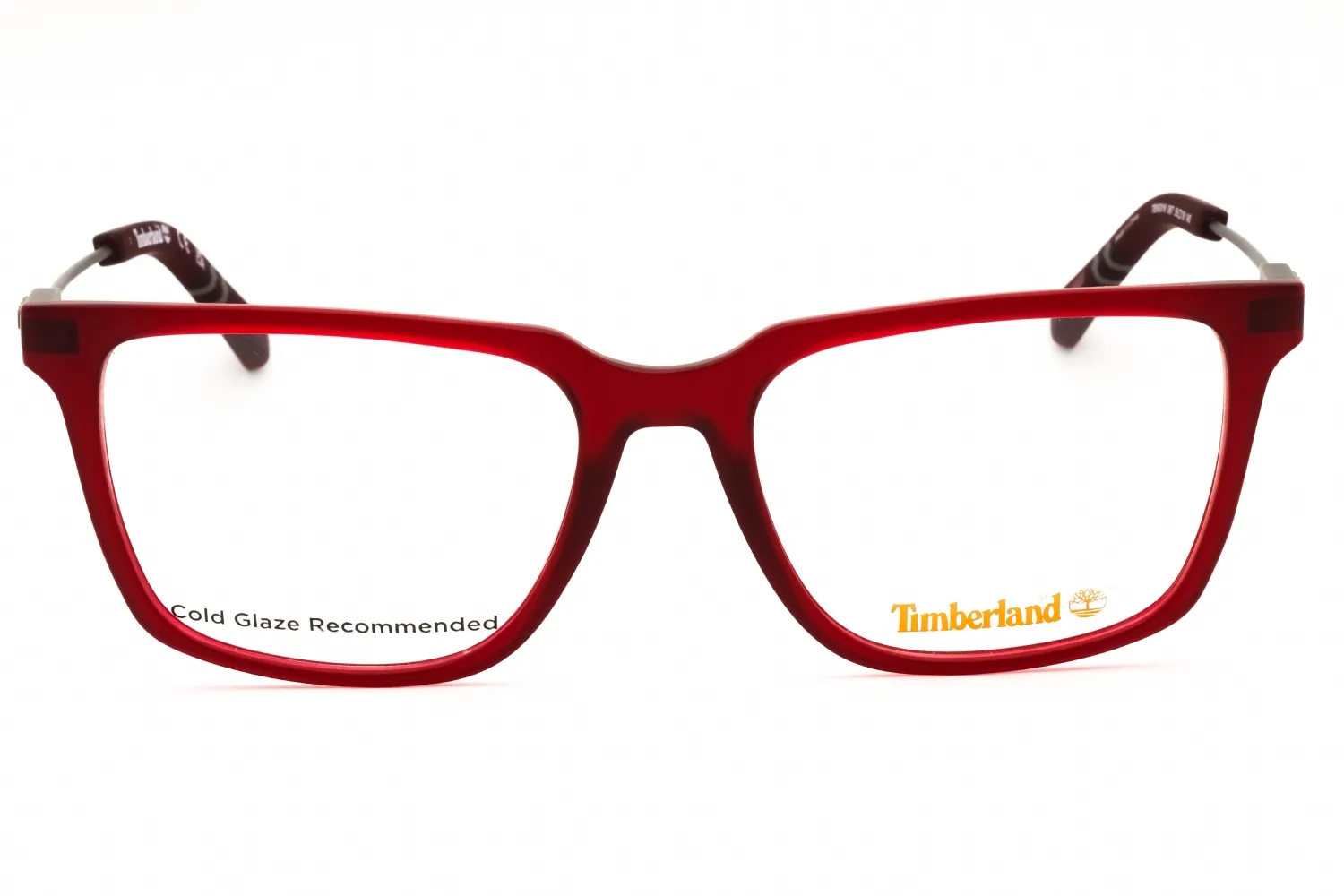 Timberland TB50016 067 Eyeglasses Matte Red 55mm Men 2