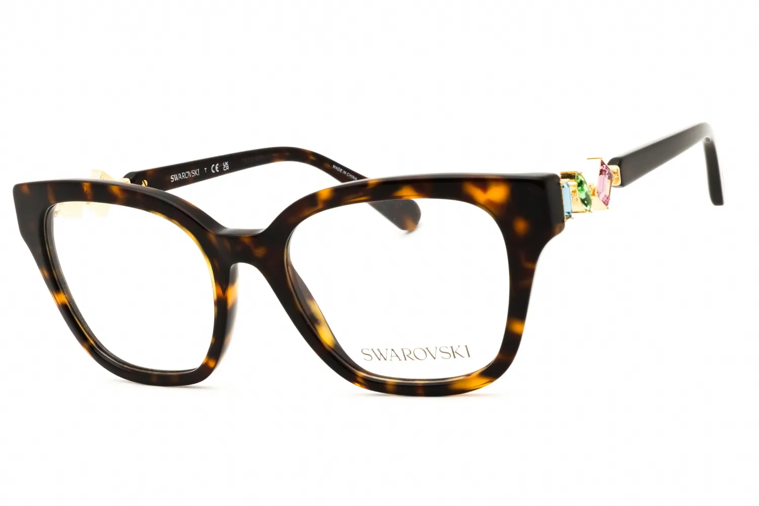 Swarovski SK2048 1002 Eyeglasses Havana 52mm Women