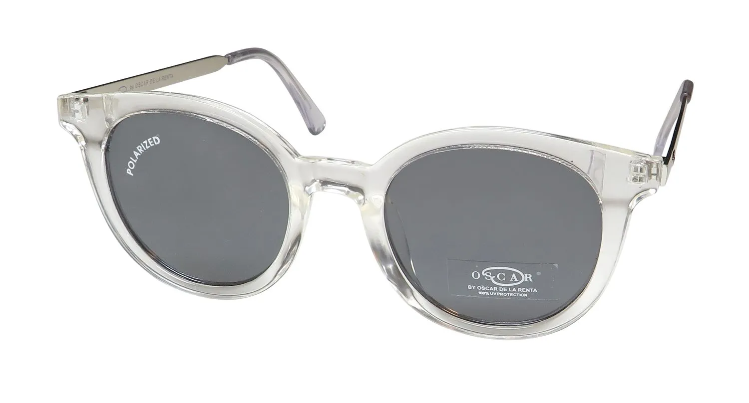 Oscar de la Renta Oscar 1289 971-2 Sunglasses Clear Crystal 51mm