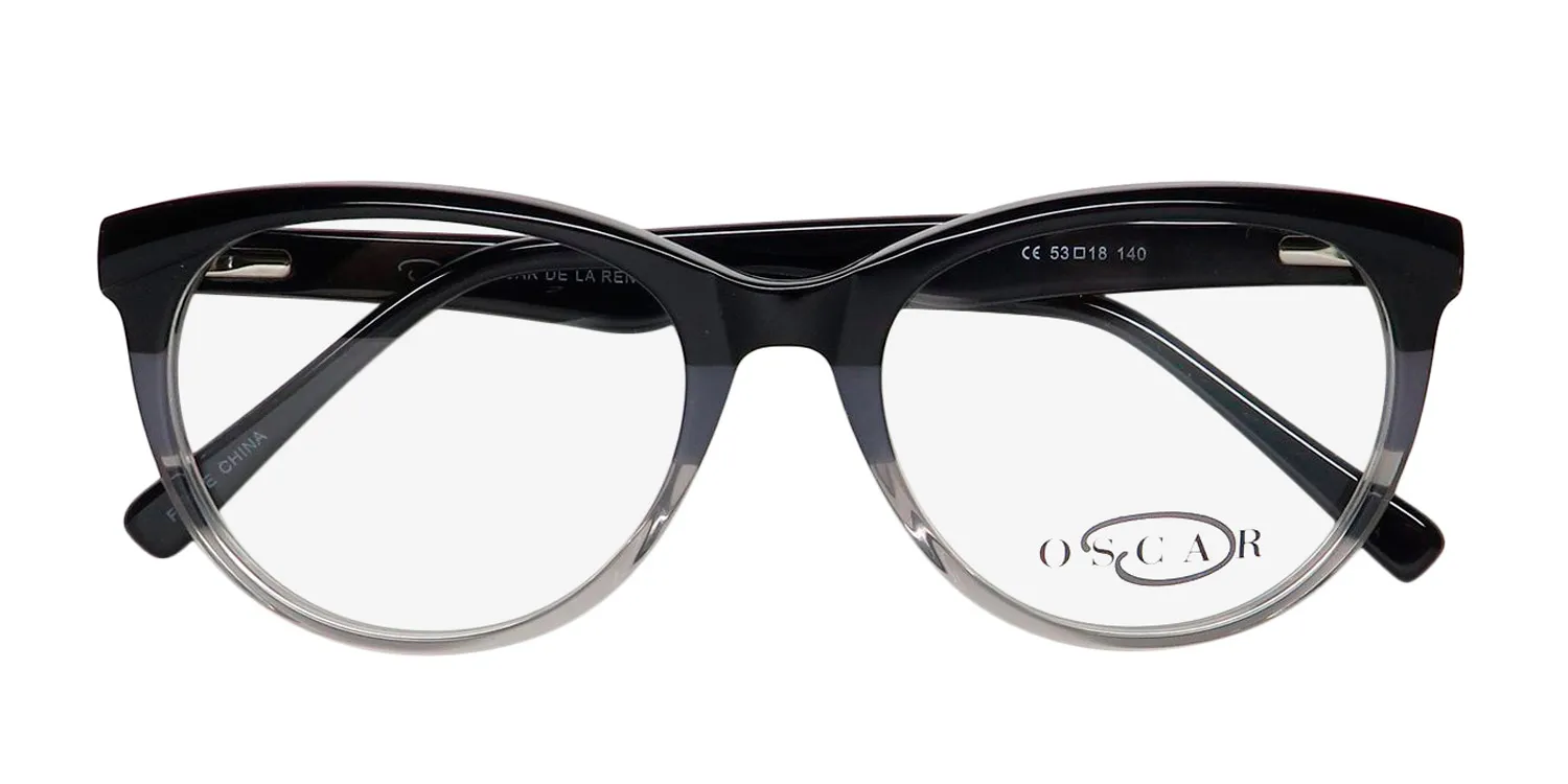 Oscar de la Renta Osl 727 001 Eyeglasses Black 53mm 2