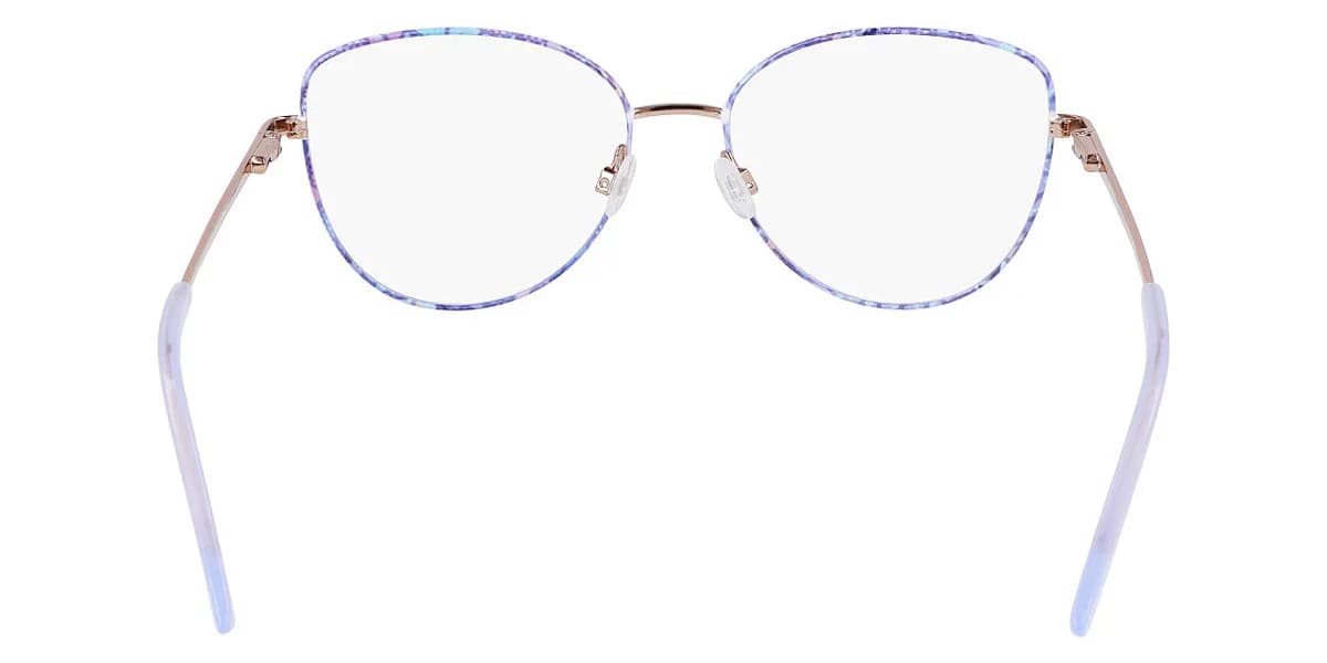 Bebe BB5207 422 Eyeglasses Blue Floral 53mm Women 3