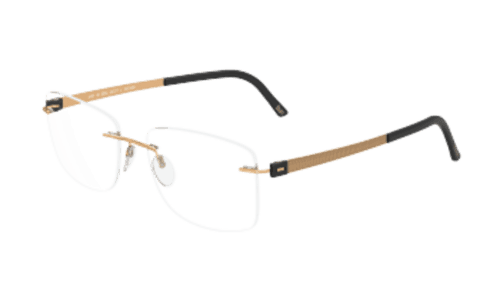 Silhouette 5452 20 6051 TITAN ACCENT 5450 Eyeglasses Gold 55mm Men