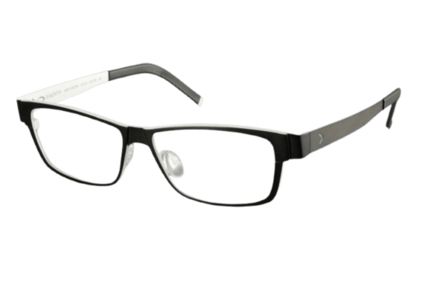 Blackfin BF650 Col. 158 Eyeglasses Matte Black/white 52mm Unisex