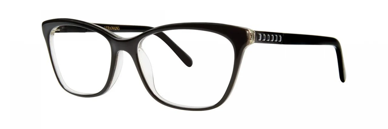 Vera Wang Zixi Eyeglasses Black Horn 51mm Women