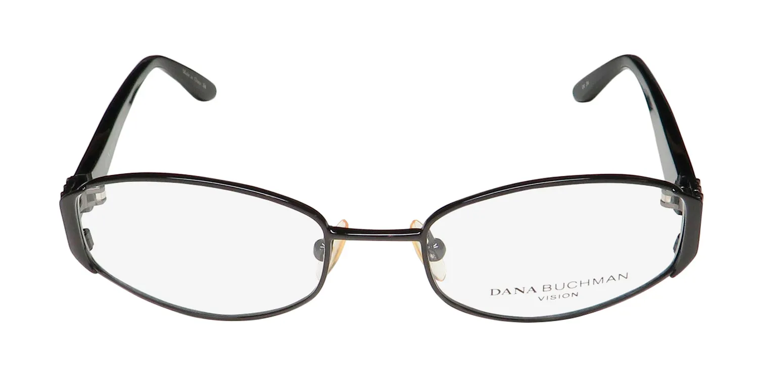 Dana Buchman Emily bk Eyeglasses Black 49mm 3