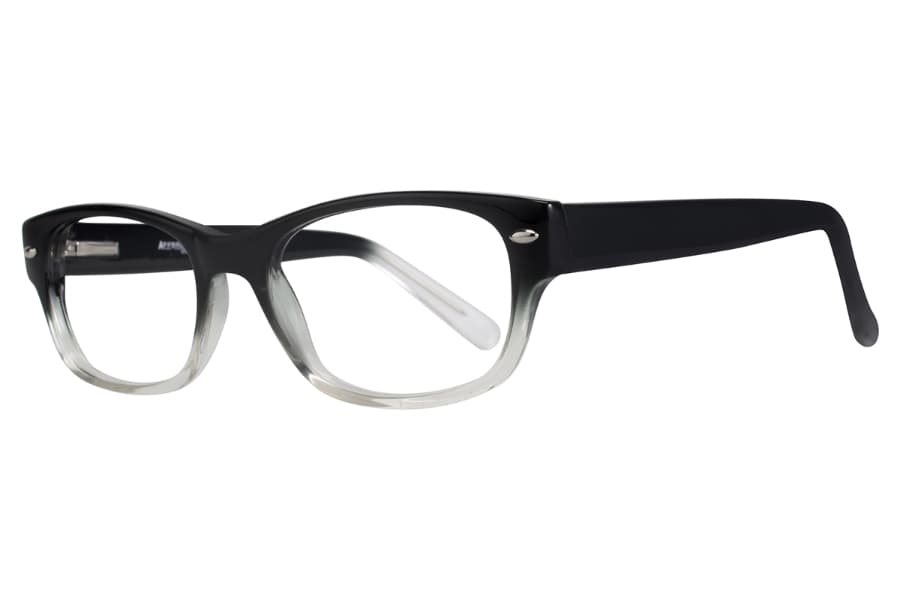 Affordable Designs BROOKLYN BLACK FADE Eyeglasses Black 51mm Men