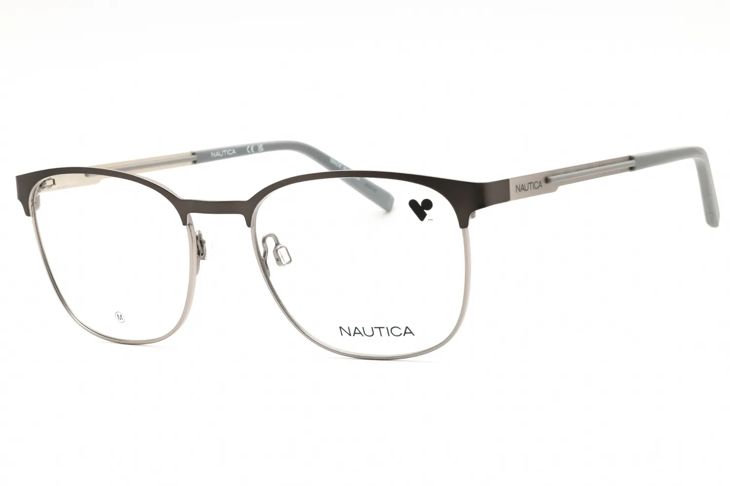 Nautica N7343 030 Eyeglasses Matte Dark Gunmetal 53mm Men