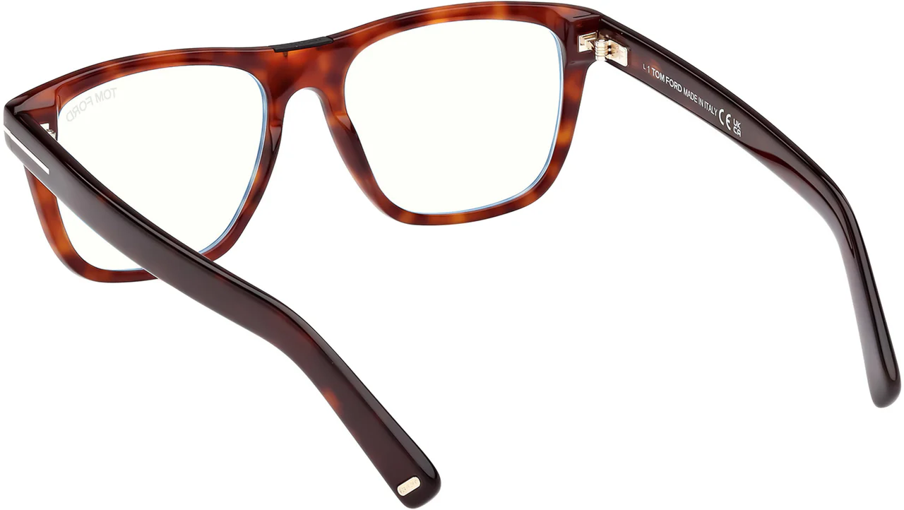 Tom Ford FT5902B 054 Eyeglasses Red Havana 54mm Men 3