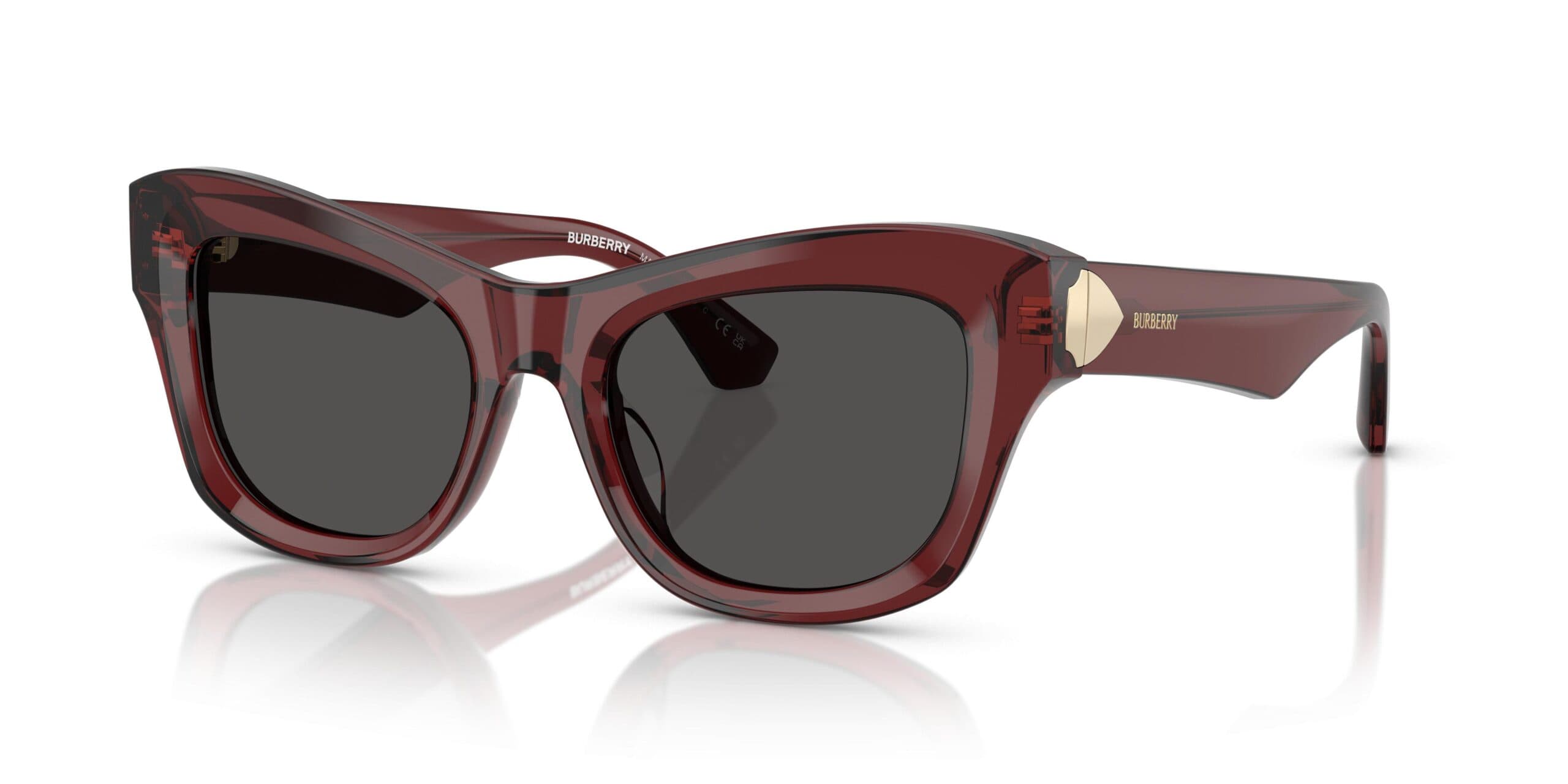 Burberry 0BE4442U 412887 Sunglasses Transparent Bordeaux 51mm Women