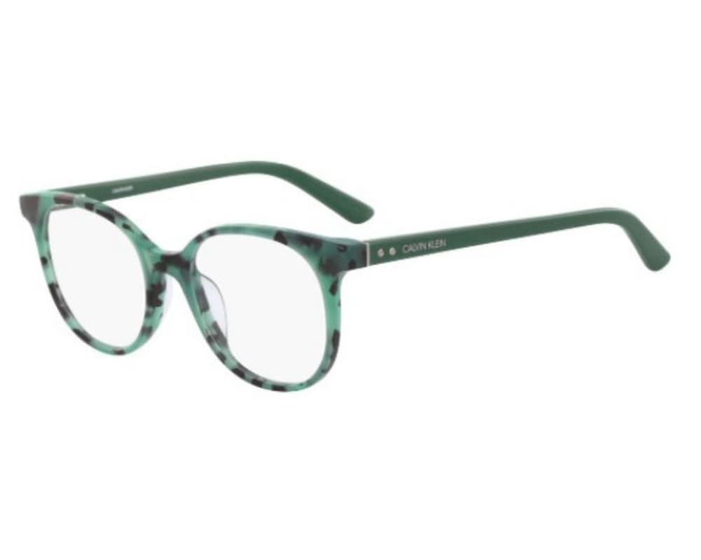 Calvin Klein CK18538 352 Eyeglasses Green Tortoise 50mm Women
