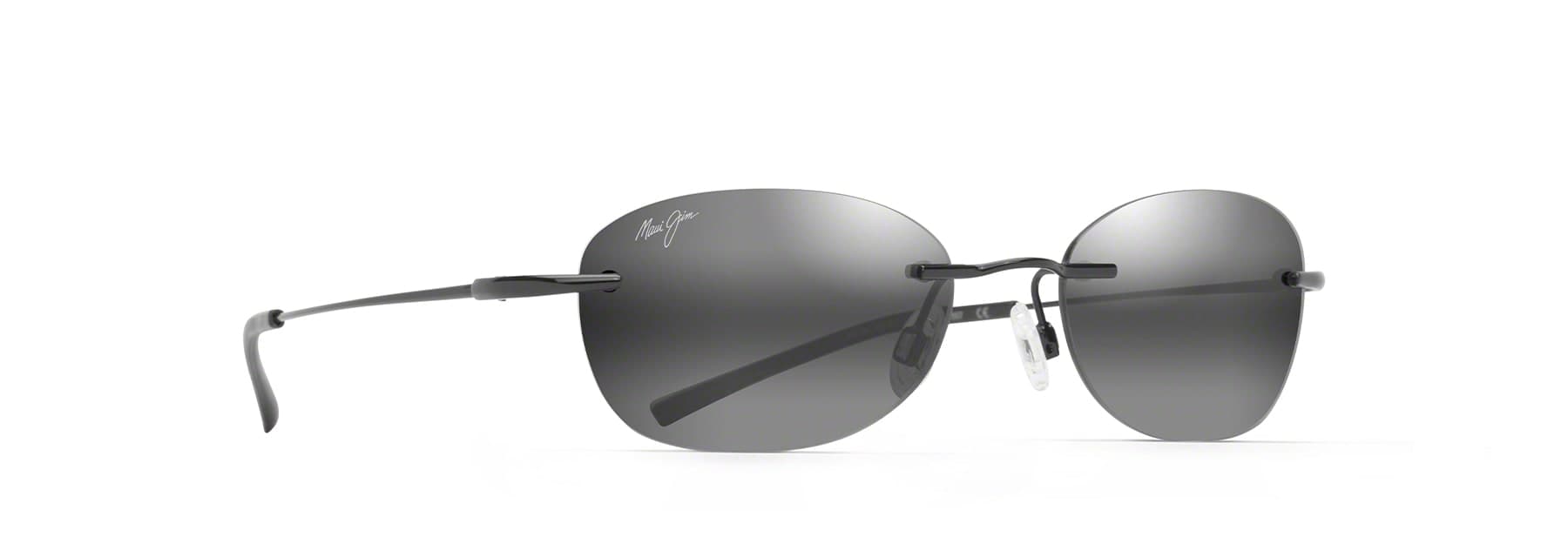 Maui Jim AKI AKI 02 Sunglasses Black Gloss 51mm Unisex