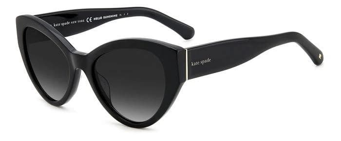 Kate Spade PAISLEIGH/S 0807 Sunglasses Black 55mm Women