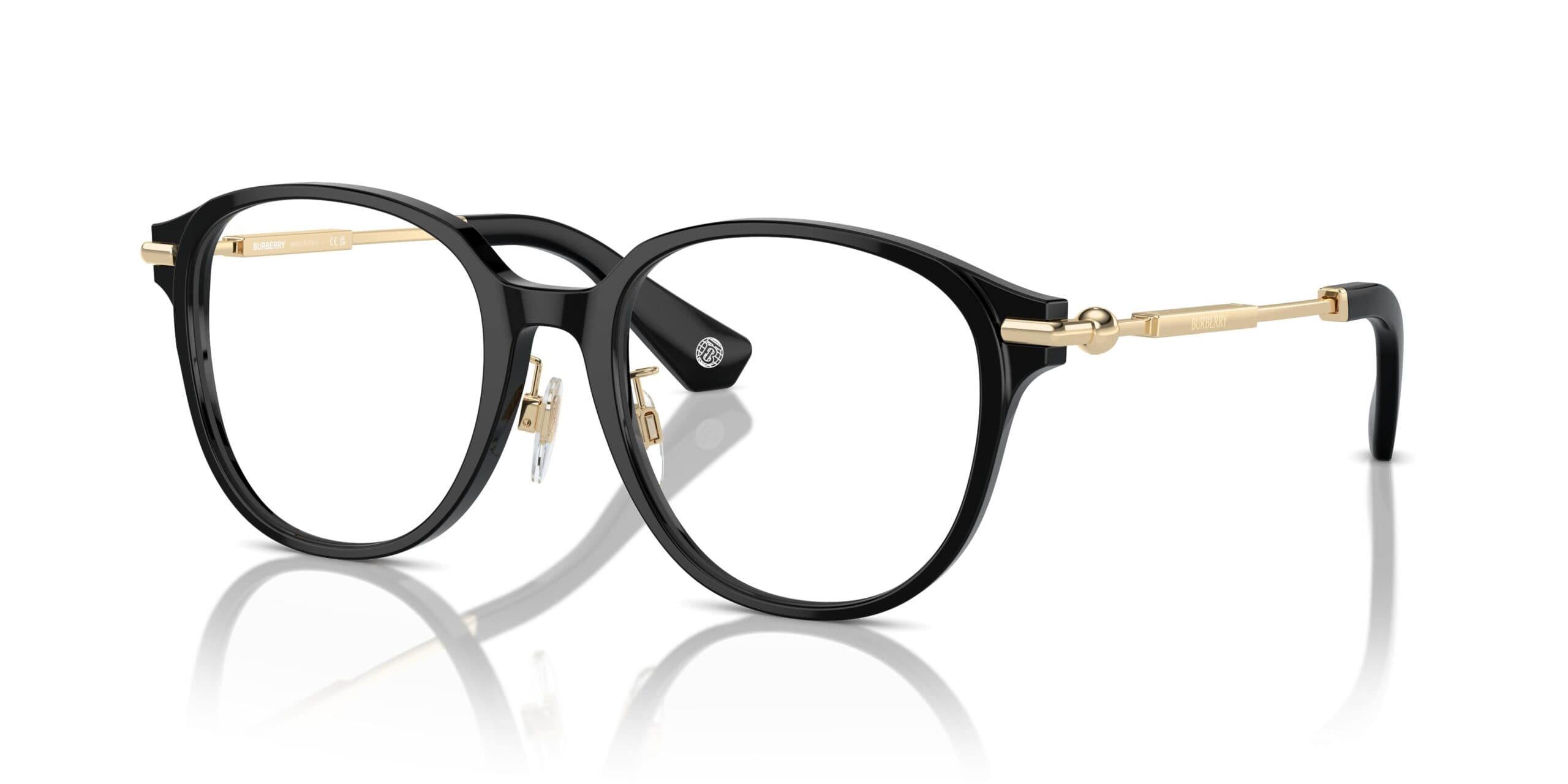 Burberry 0BE2412D 3001 Eyeglasses Black 52mm Women