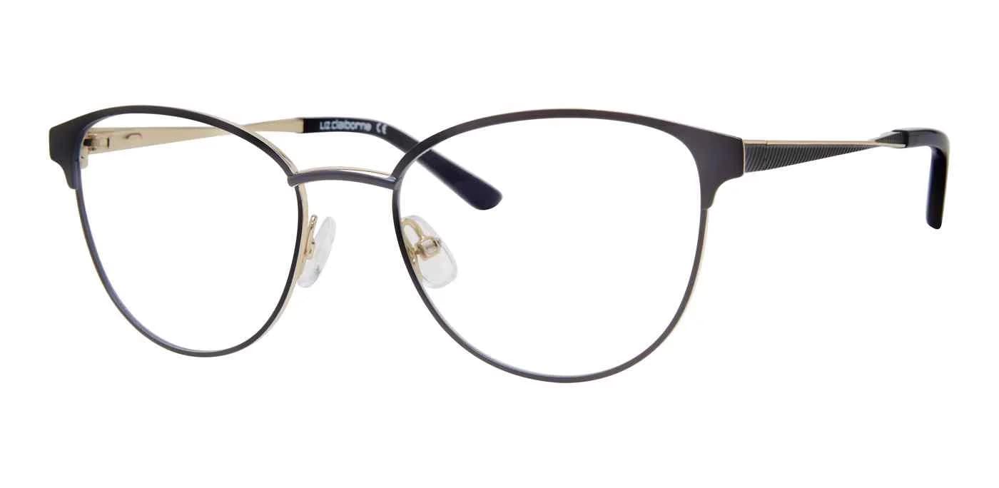 Liz Claiborne L 462 0E8W Eyeglasses Matte Navy 50mm Women