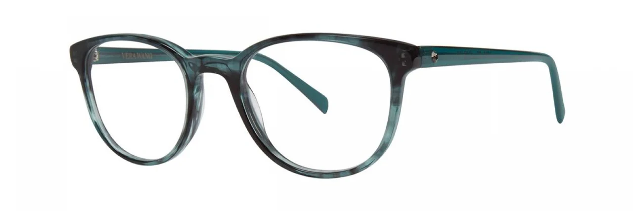 Vera Wang V502 Eyeglasses Teal 48mm Women