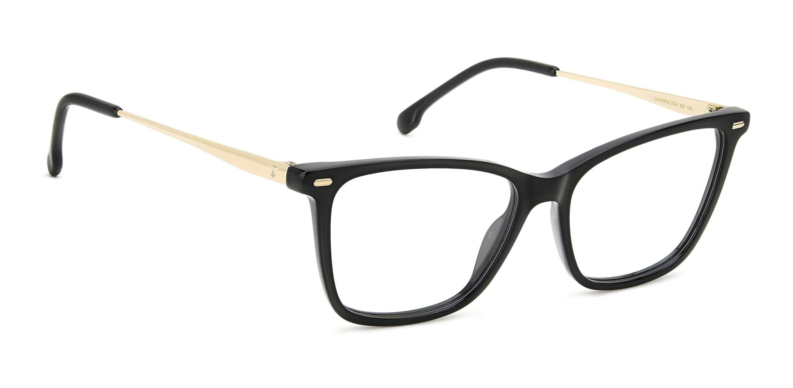 Carrera CARRERA 3024 0807 Eyeglasses Black 54mm Women 3