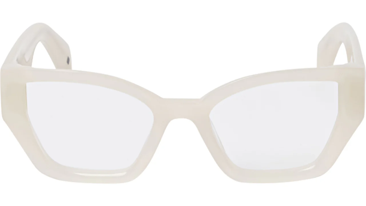 Off White STYLE 7Q Eyeglasses Beige 52mm Women