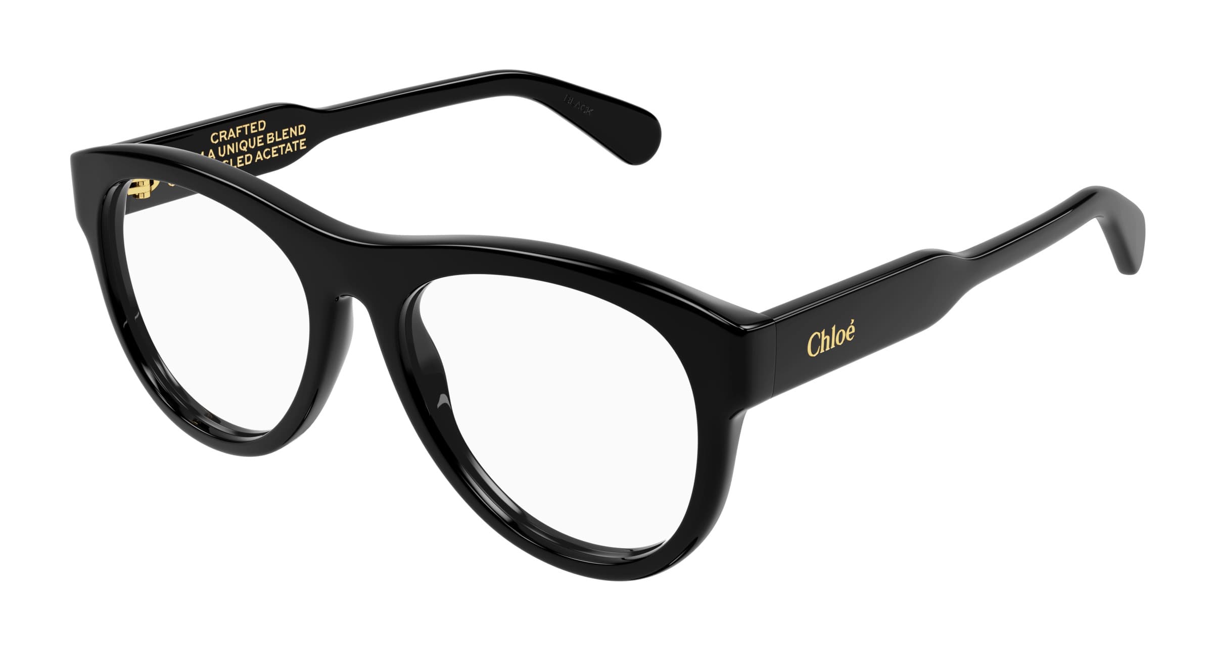 Chloe CH0152O 001 Eyeglasses Black 53mm Women