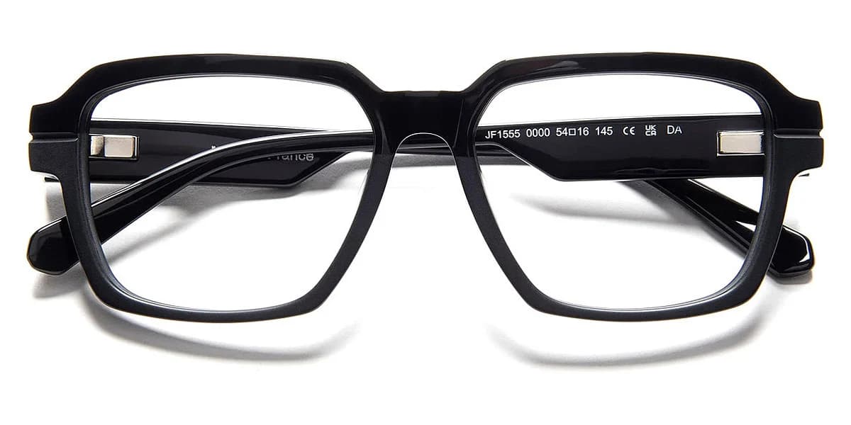 J.F. Rey JF1555 C0000 Eyeglasses Shiny Black/matte Black 54mm Men 2