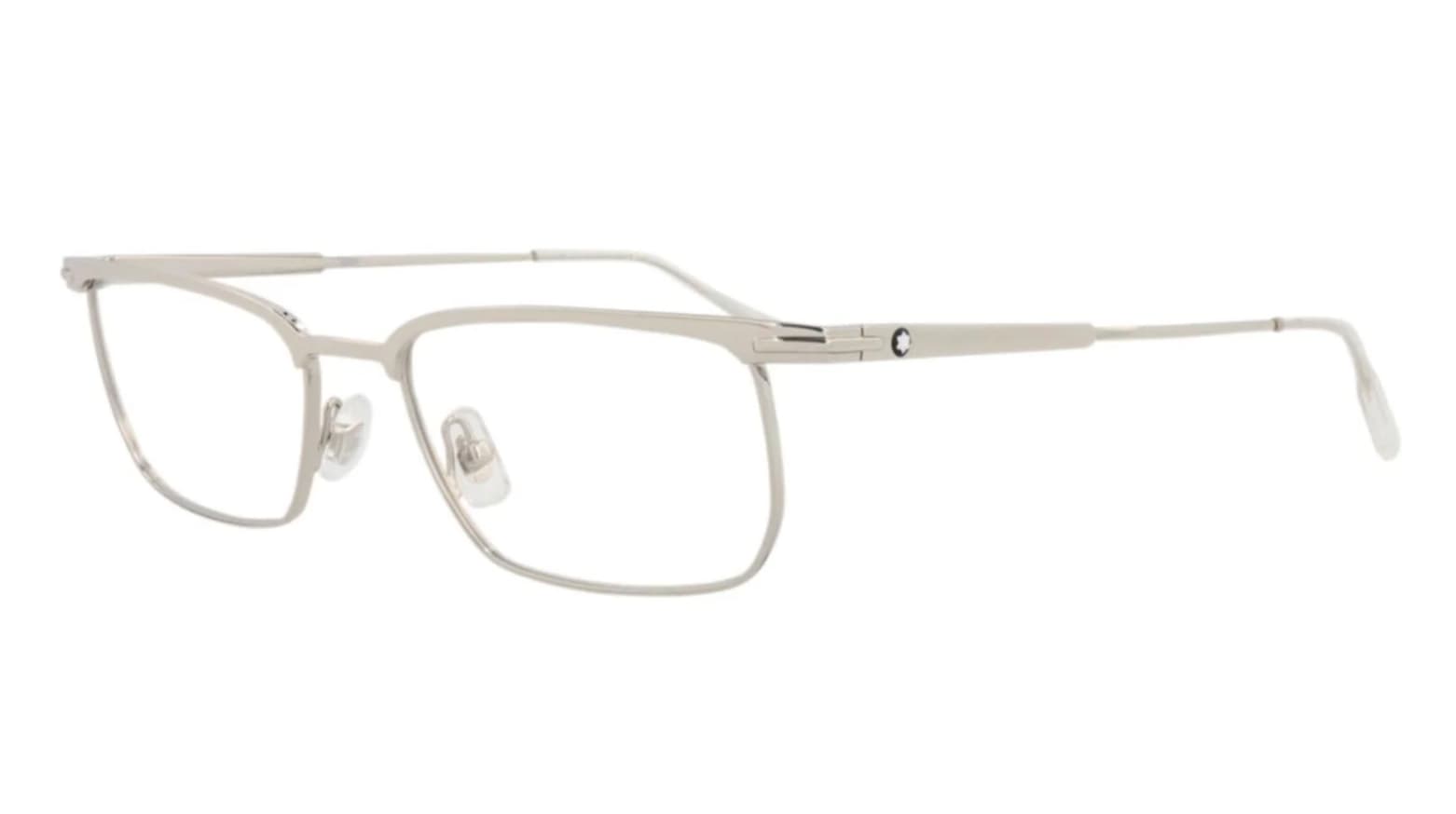 Montblanc MB0219O 001 Eyeglasses Silver 54mm Men