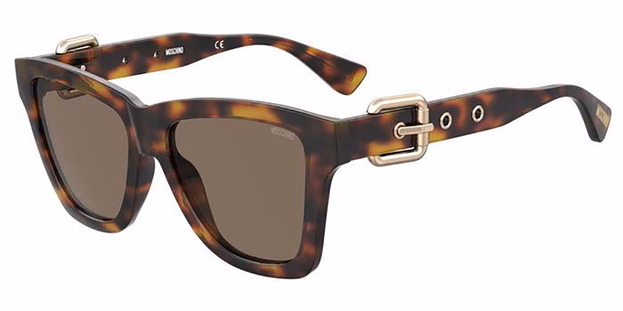 Moschino MOS131/S 0086 Sunglasses Havana 54mm Women