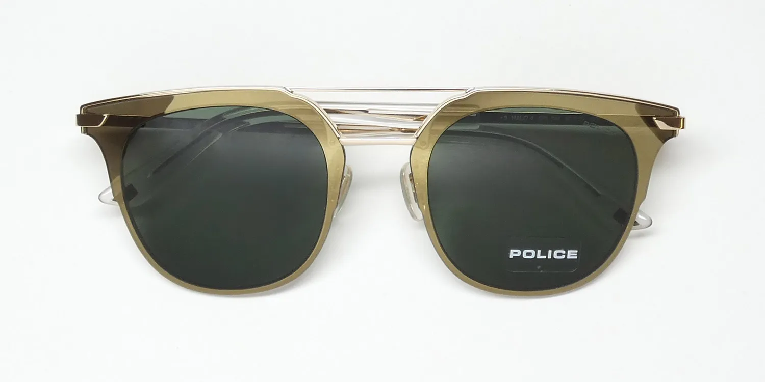 Police Spl584 0300 Sunglasses Gold 50mm 2
