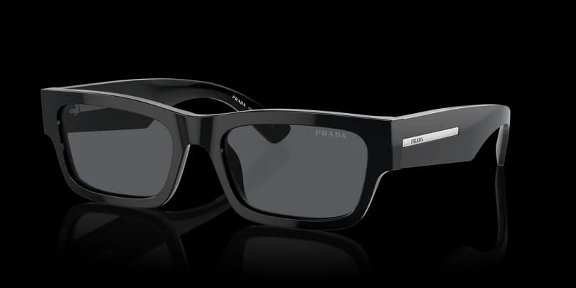 Prada 0PR A03S 16K07T Sunglasses Black 56mm Men
