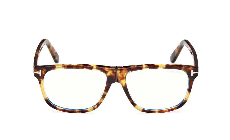 Tom Ford FT5978B 053 Eyeglasses Blonde Havana 56mm Men 2