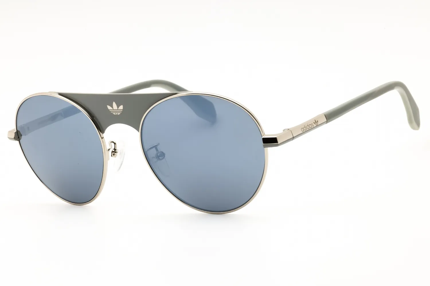 Adidas OR0092 16C Sunglasses Shiny Palladium 54mm Unisex