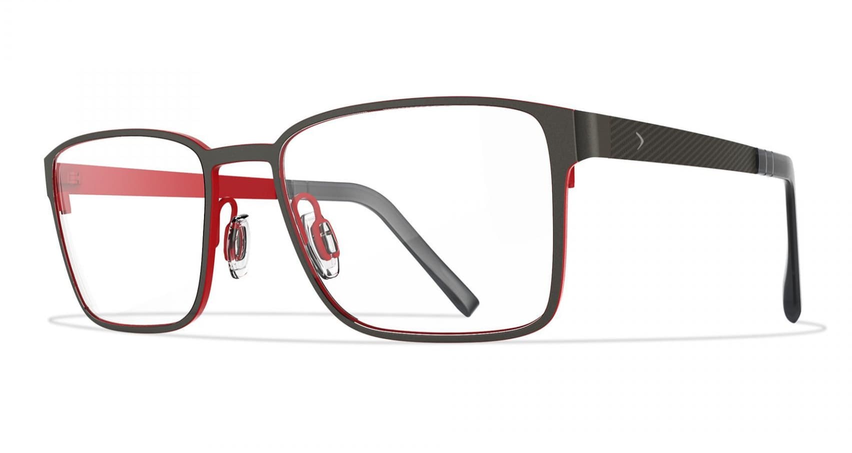 Blackfin Worcester BF911 Col. 1284 Eyeglasses Gray Red 55mm Men
