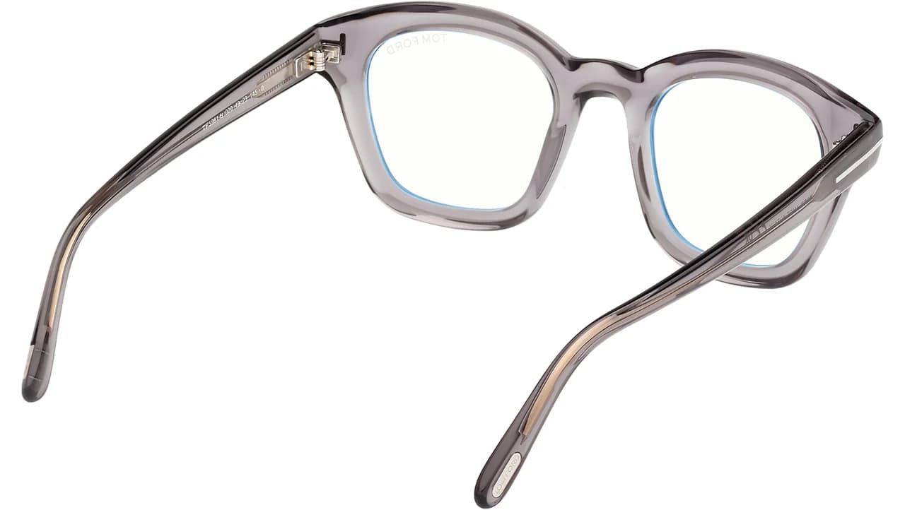 Tom Ford FT5961B 020 Eyeglasses Grey 49mm Women 5
