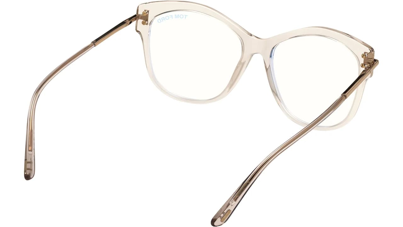 Tom Ford FT5705BV 045 Eyeglasses Brown Crystal 56mm Women 5