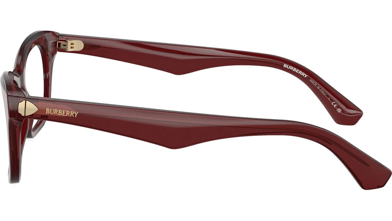 Burberry 0BE2422 4128 Eyeglasses Transparent Bordeaux Burgundy 52mm Women 3