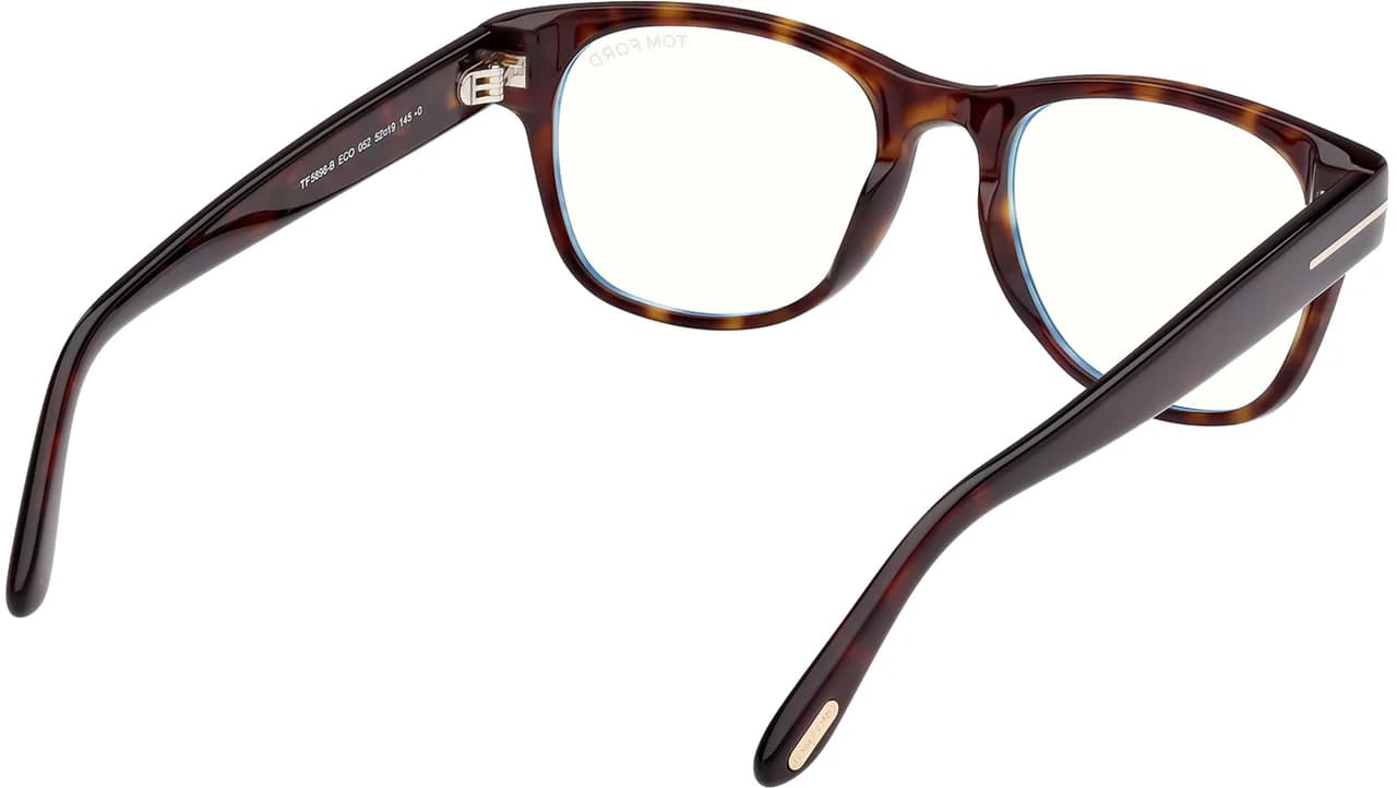 Tom Ford FT5898B 052 Eyeglasses Dark Havana 52mm Women 5
