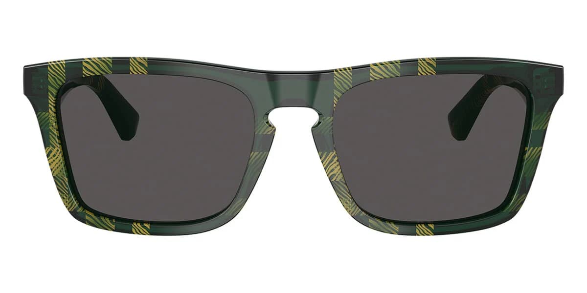 Burberry 0BE4434 412587 Sunglasses Check Green 57mm Men 2