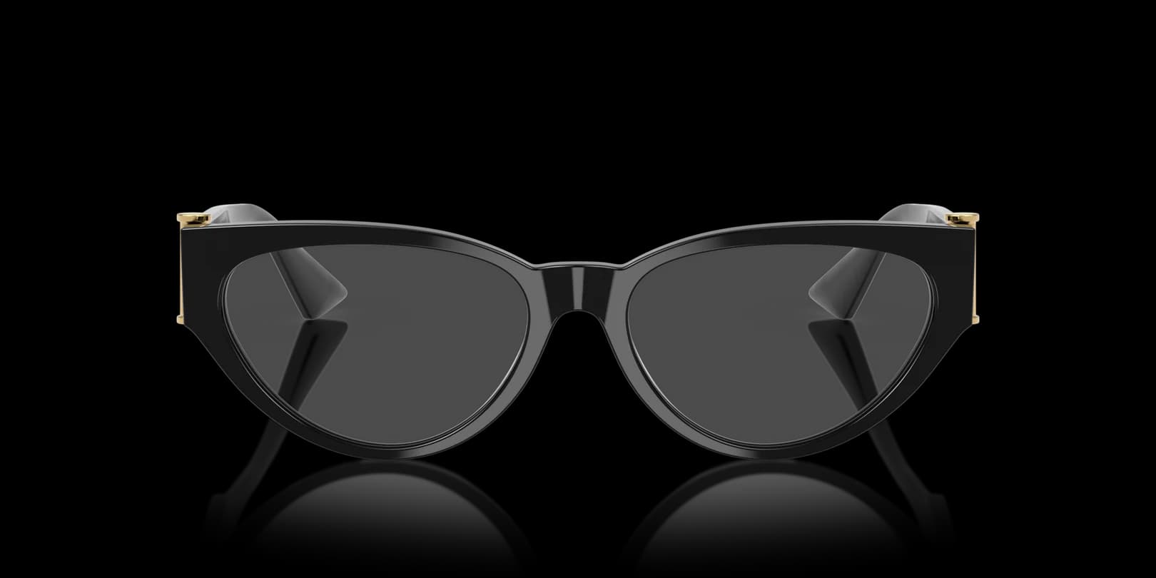 Versace 0VE3366F GB1 Eyeglasses Black 55mm Women 2