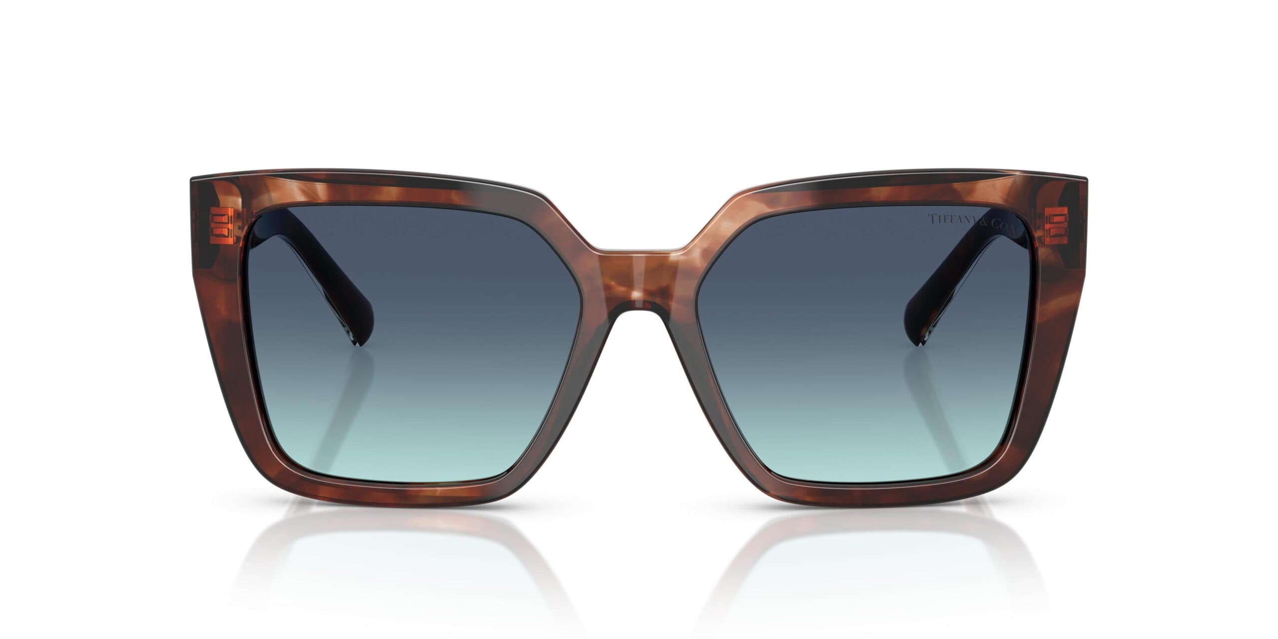 Tiffany & Co. 0TF4235 84219S Sunglasses Spotted Brown Havana 55mm Women 2