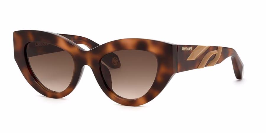 Roberto Cavalli SRC009M 02BV Sunglasses Sh.dark Havana 51mm Women
