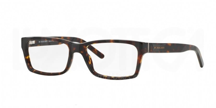 Burberry B2187 3002 Eyeglasses Dark Havana 53mm Unisex