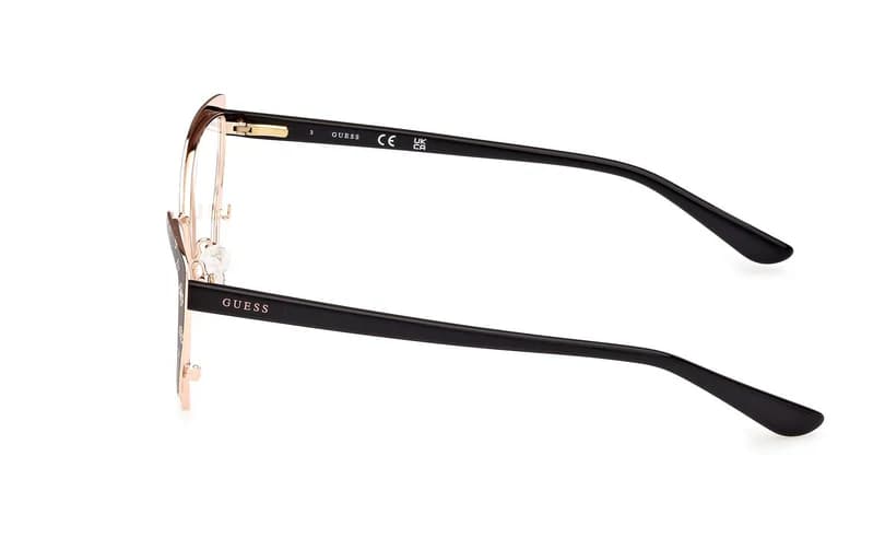 Guess GU50122 005 Eyeglasses Black 54mm Women 3